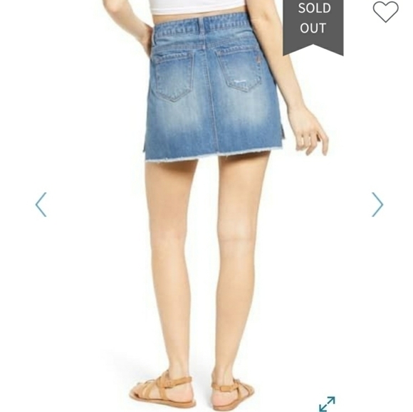 1822 denim mini skirt size 4 NWT - Picture 2 of 4
